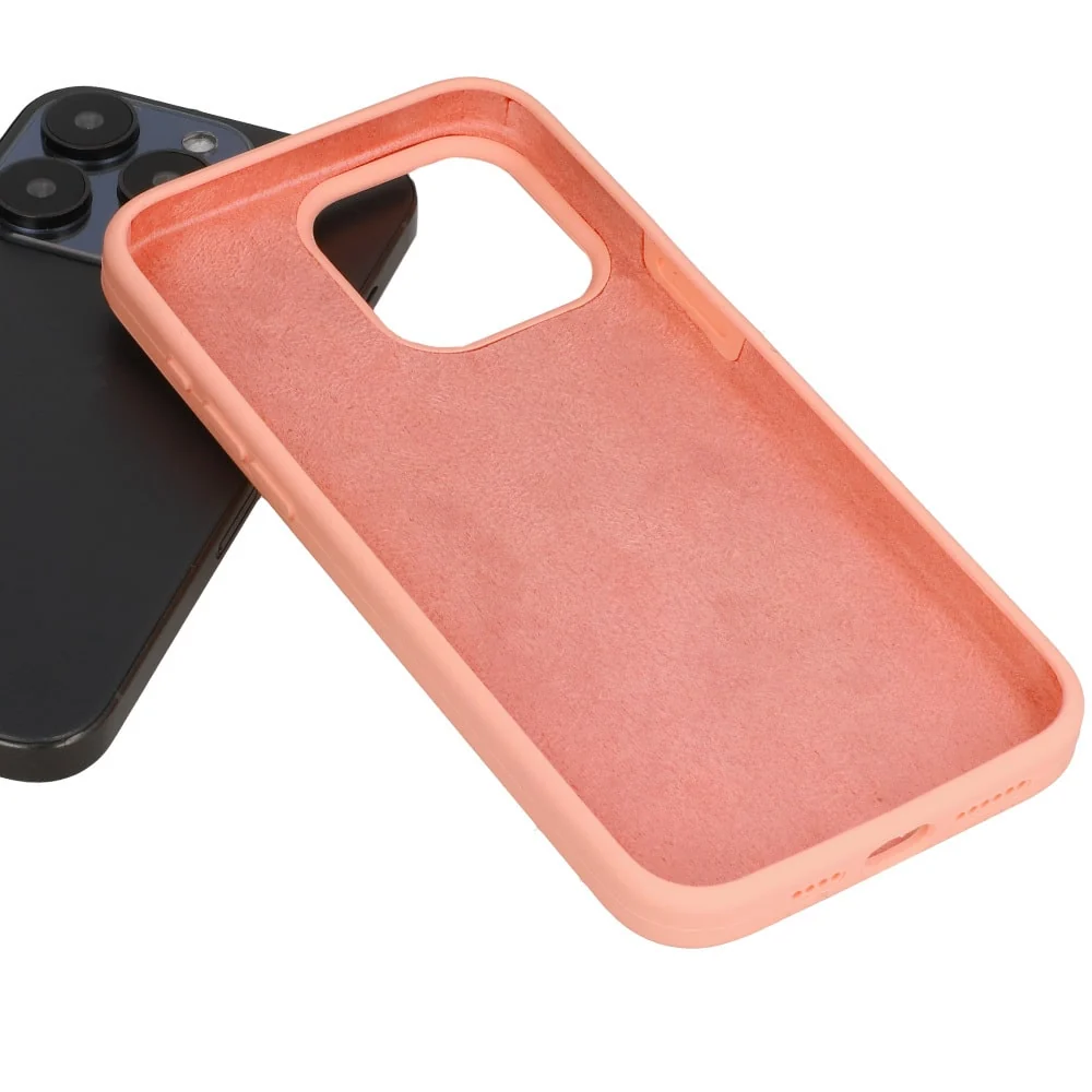 SILIKONSKA LITE MASKA ZA IPHONE 12 PRO MAX boja breskve