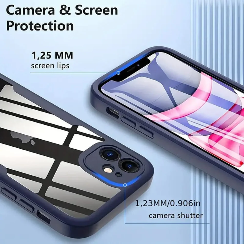 Techsuit – ColorVerse 360 Series obostrana zaštitna maska za iPhone 12 – crna