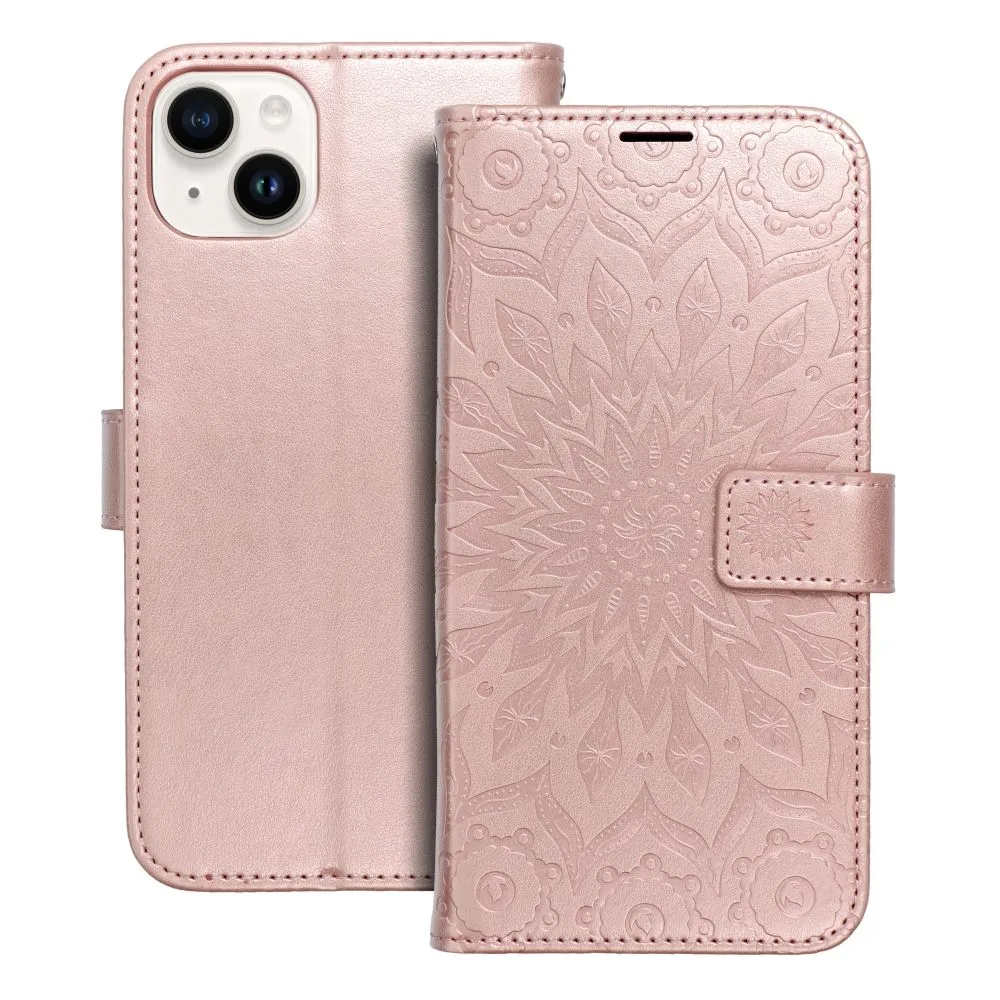 Forcell MEZZO Book case za IPHONE 14 Plus mandala rose gold