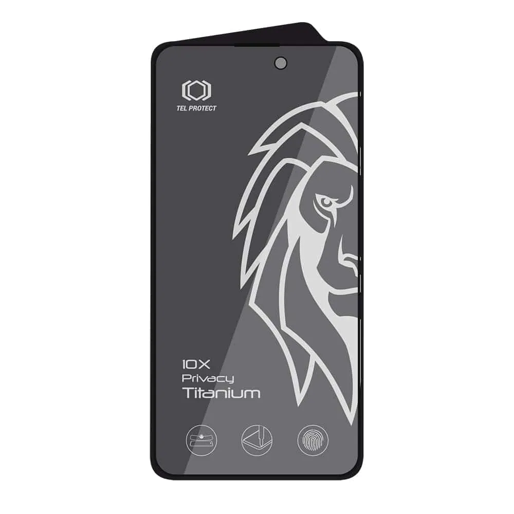 Kaljeno staklo Privacy Titanium za iPhone 14 Pro Max