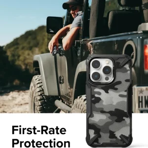 Ringke - Fusion X Design - iPhone 14 Pro Max - Camo Black