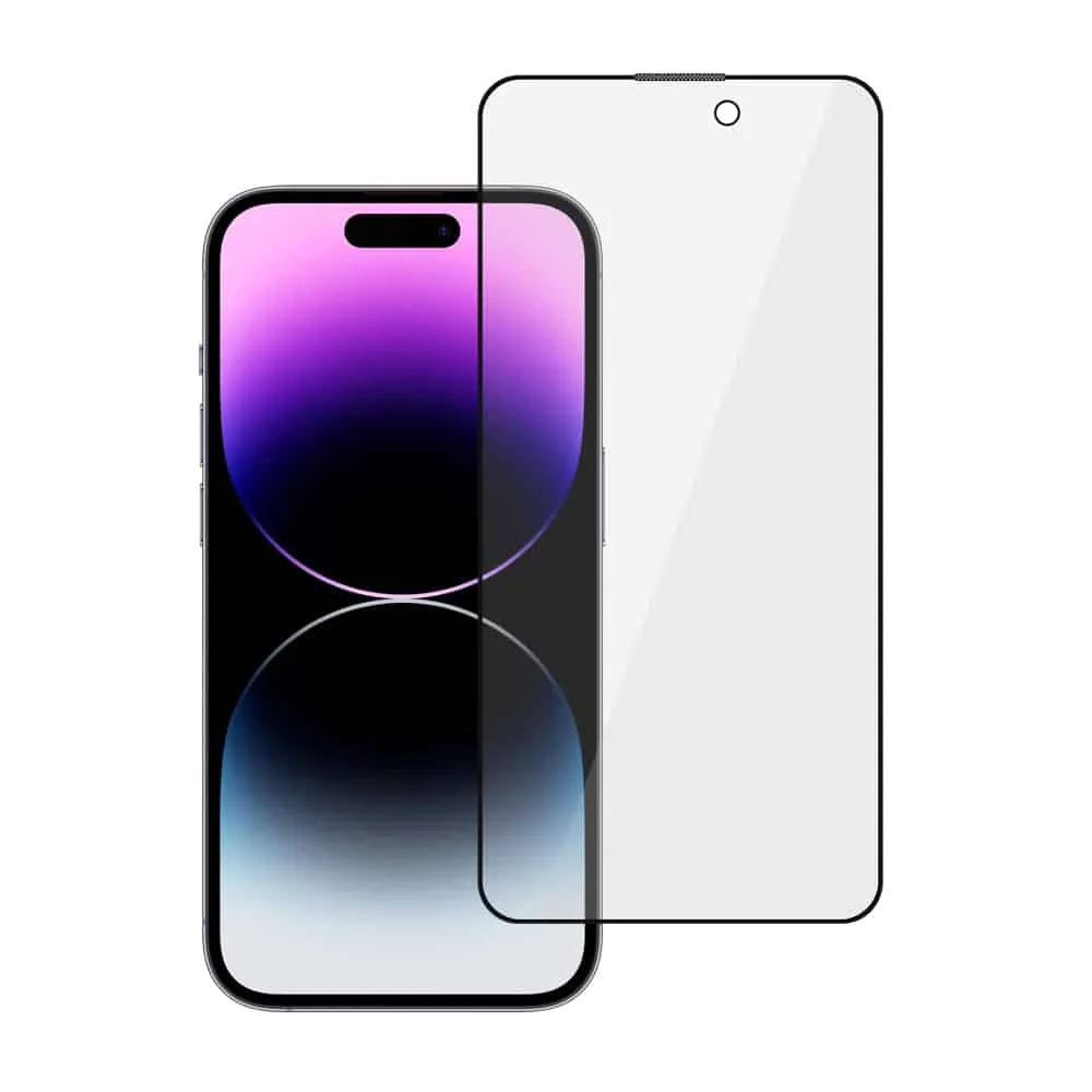 Kaljeno staklo Privacy Titanium za iPhone 14 Pro