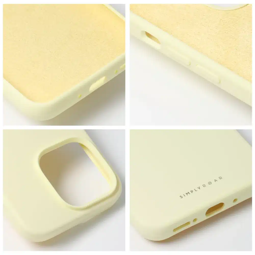 Roar Cloud-Skin maska za iPhone 14 Pro Svijetlo žuta