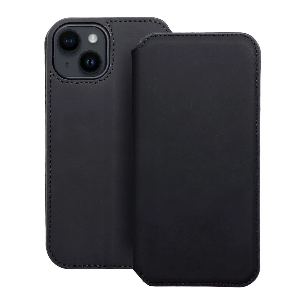 Dual Pocket book case preklopna maskica za iPhone 14 crna