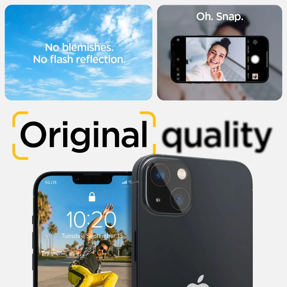 SPIGEN OPTIK.TR ZAŠTITNIK ZA KAMERU 2-PAK IPHONE 14/14 PLUS BLACK COVER