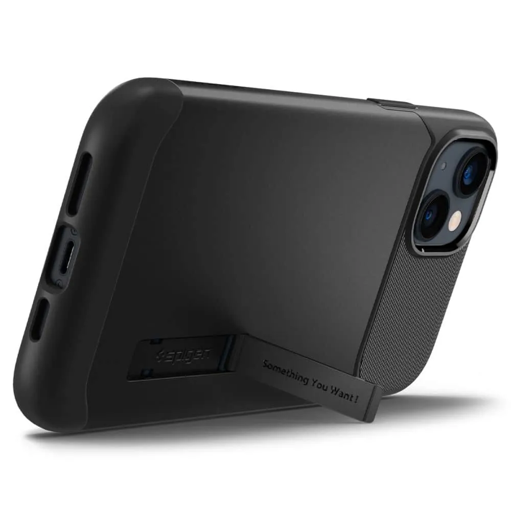 SPIGEN SLIM ARMOR ZA IPHONE 14 CRNA
