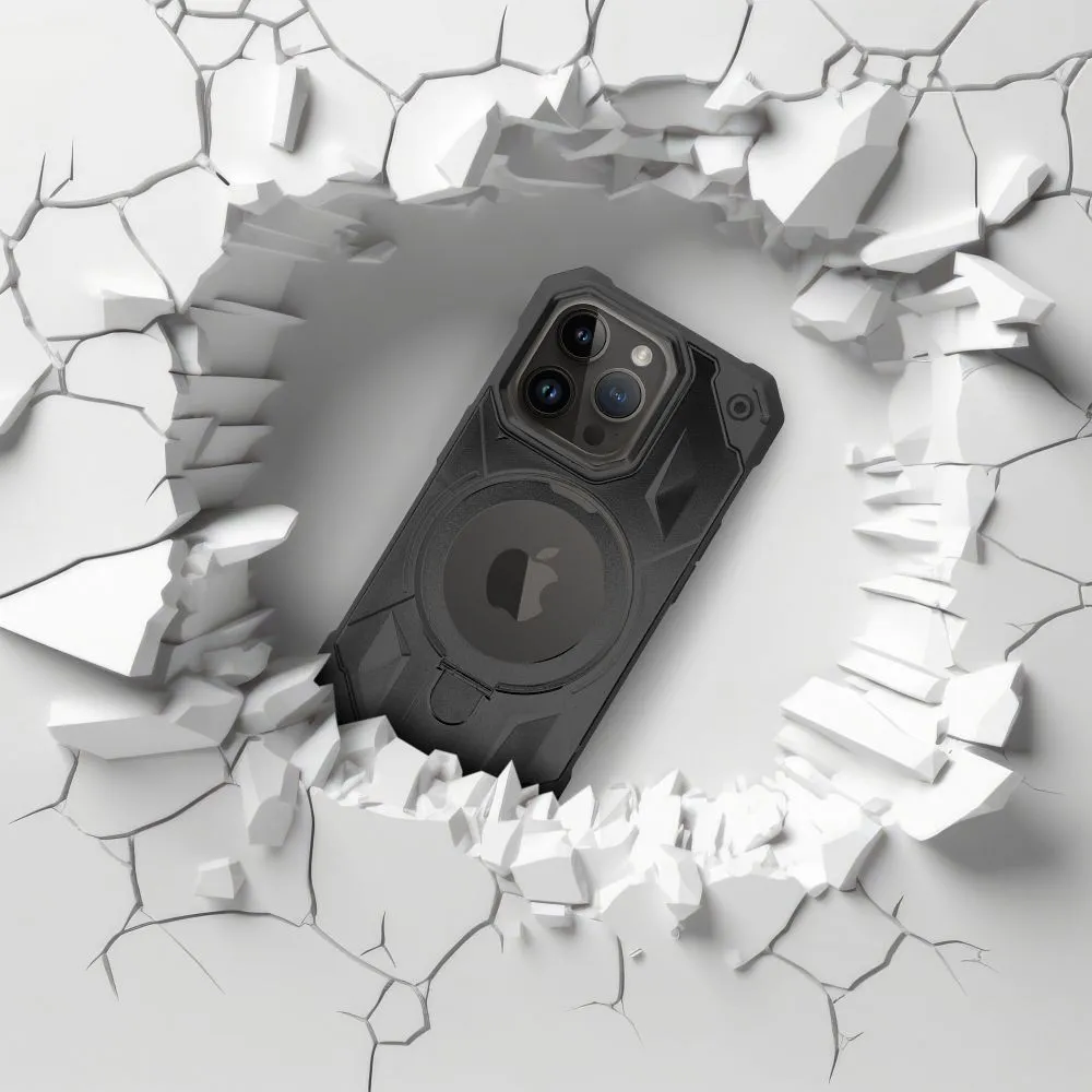 Armor Mag Cover maska kompatibilna s MagSafe za iPhone 15 Plus crna