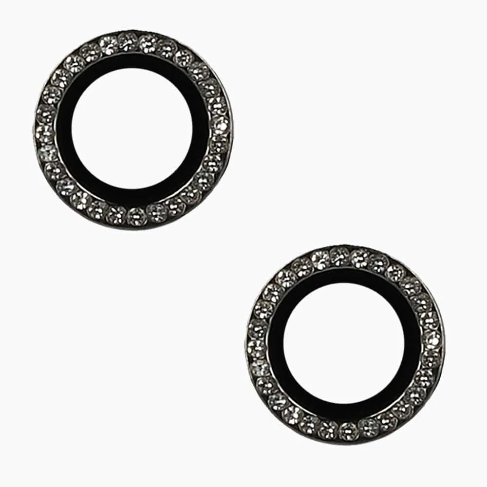KALJENO STAKLO HARD DIAMOND ZA FOTOAPARAT (OBJEKTIV) ZA IPHONE 15/15 PLUS BLACK (LEĆE 2 KOMADA)