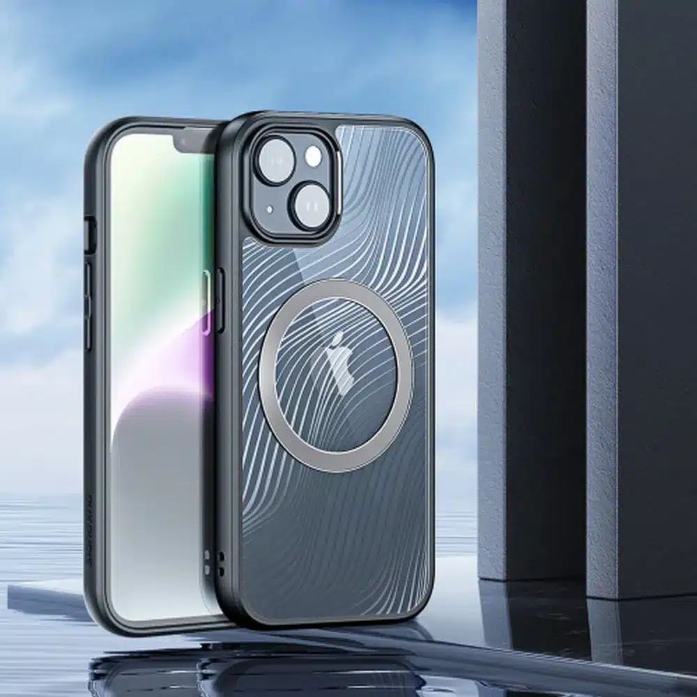 DUX DUCIS Aimo Mag - armored maska kompatibilna sa MagSafe za Apple iPhone 15 crna