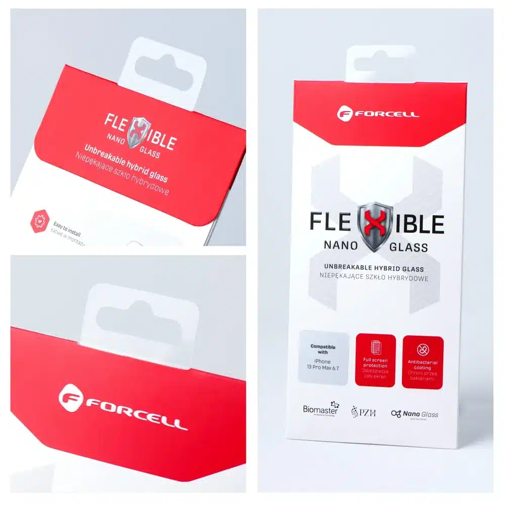 Forcell Flexible Nano Glass - hibridno staklo za iPhone 15