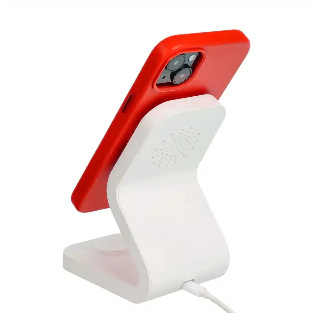 Kožna Mag Cover maska kompatibilna s MagSafe za iPhone 15 crvena