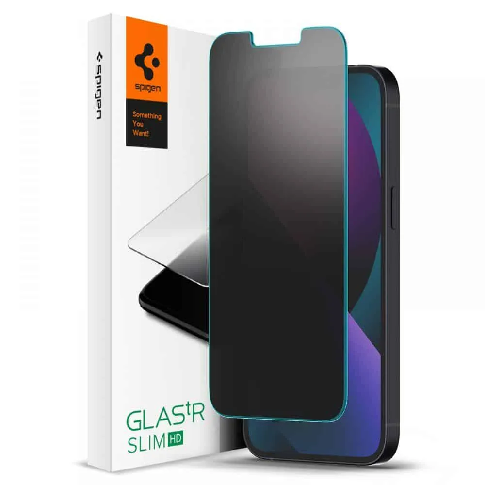 KALJENO STAKLO SPIGEN GLAS.TR SLIM IPHONE 13/13 PRO / IPHONE 14 / 16 e PRIVACY