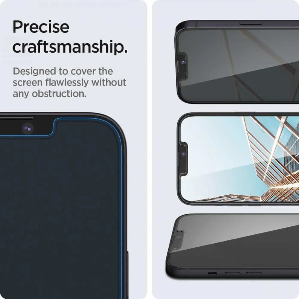 KALJENO STAKLO SPIGEN GLAS.TR SLIM IPHONE 13/13 PRO / IPHONE 14 / 16 e PRIVACY