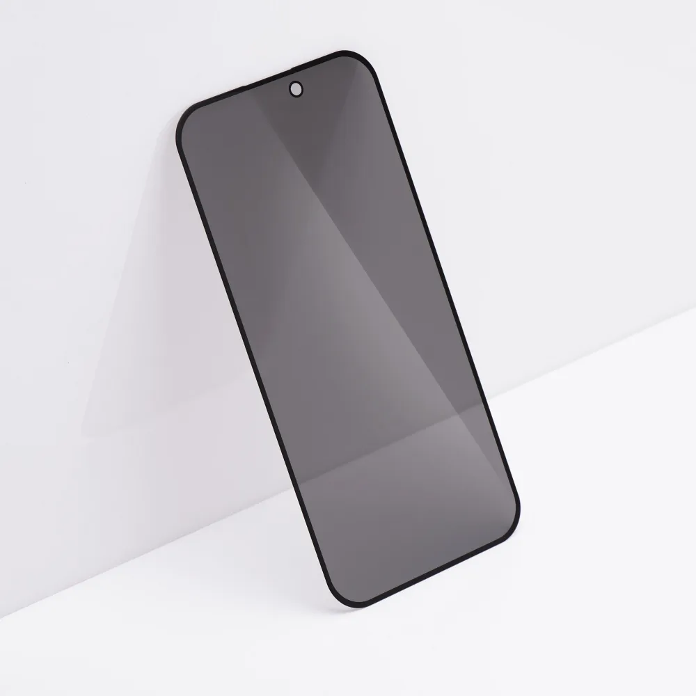 Kaljeno staklo Forcell Privacy Glass Anti-spy za iPhone 16 Pro crno