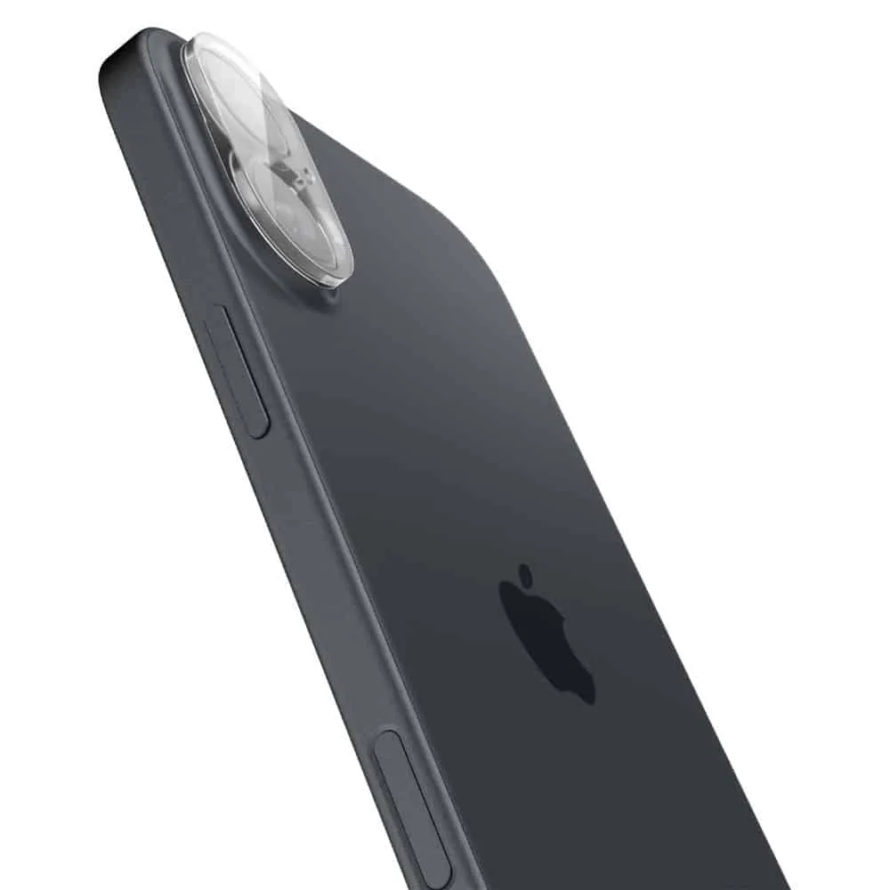 Spigen Glass tR Optik staklo za kameru 2 kom AGL07923 za iPhone 16 / 16 Plus – Crystal Clear