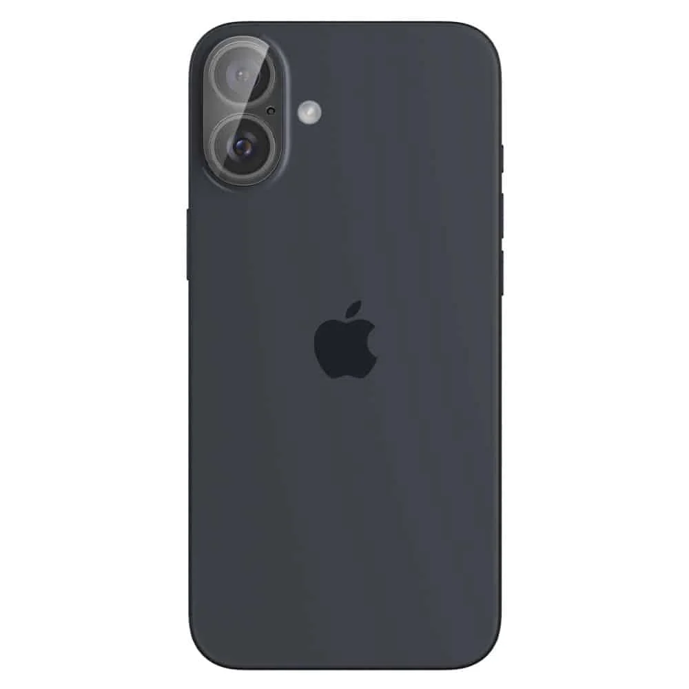 Spigen Glass tR Optik staklo za kameru 2 kom AGL07923 za iPhone 16 / 16 Plus – Crystal Clear