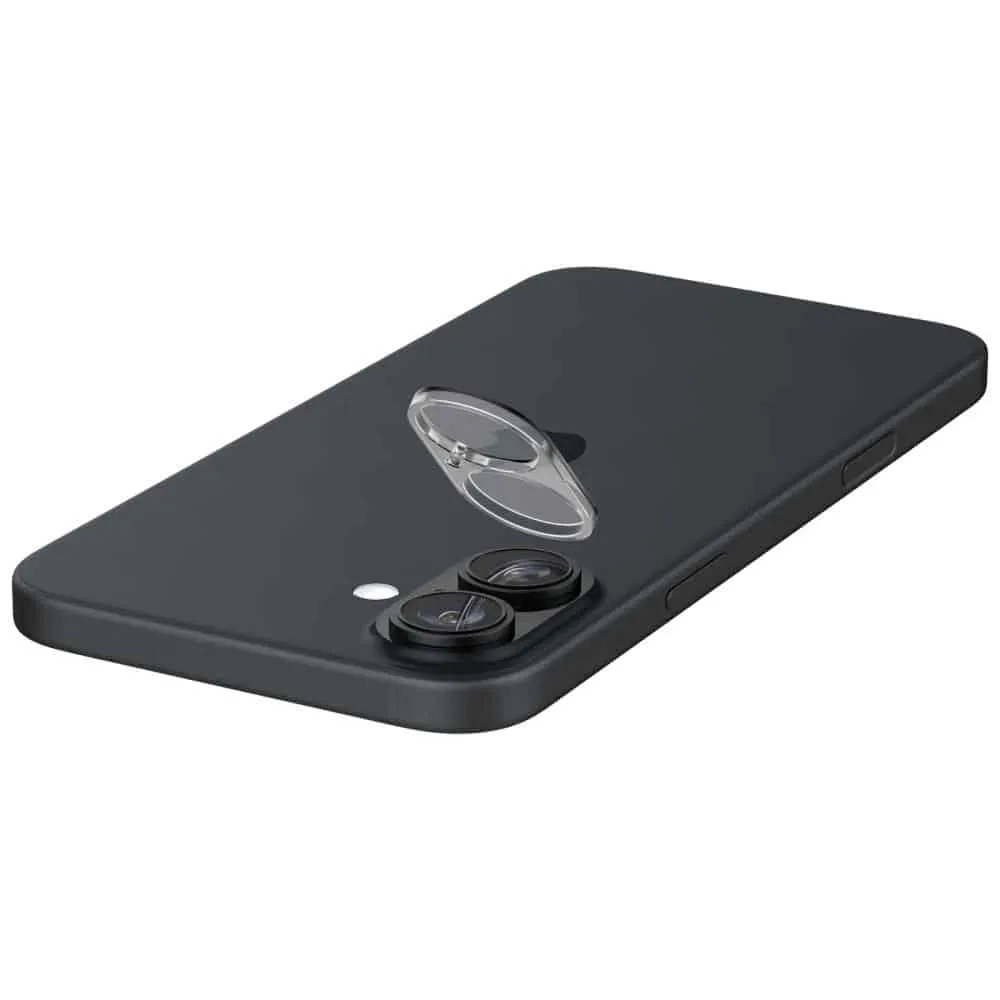 Spigen Glass tR Optik staklo za kameru 2 kom AGL07923 za iPhone 16 / 16 Plus – Crystal Clear