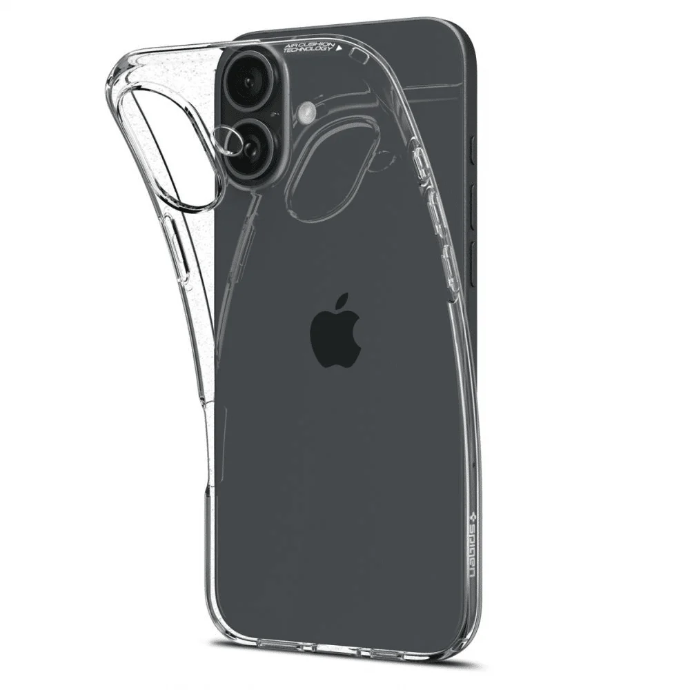 SPIGEN Liquid Crystal ACS08190 maska za iPhone 16 - Crystal Clear