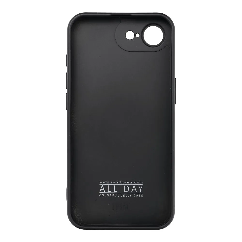 ROAR COLORFUL JELLY maska za iPhone 16e (SE 4 2025) crna