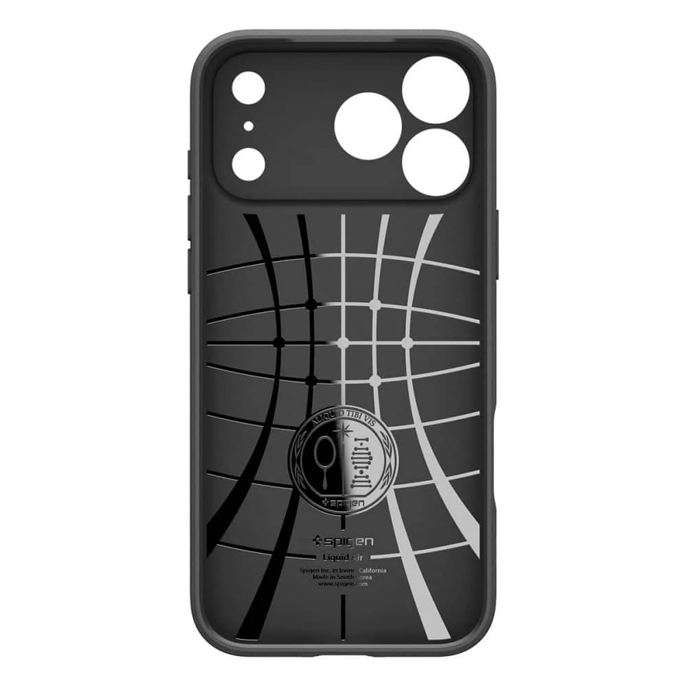 Spigen – Liquid Air maska za iPhone 17 Pro Max ACS10265 – Mat crna