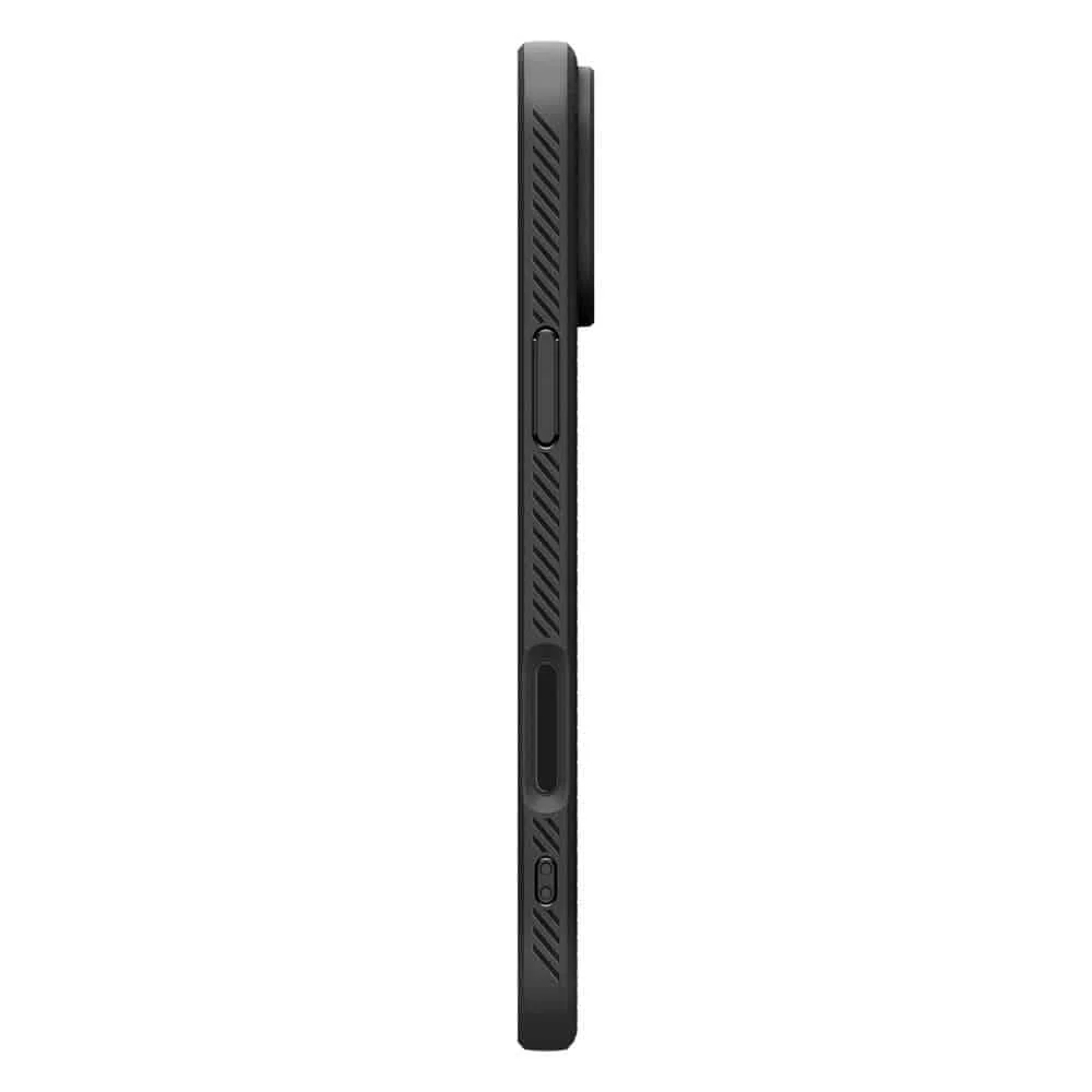 Spigen – Liquid Air maska za iPhone 17 Pro Max ACS10265 – Mat crna