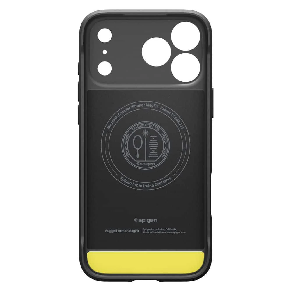 Spigen - Rugged Armor MagSafe maska za iPhone 17 Pro Max - mat crna ACS10263