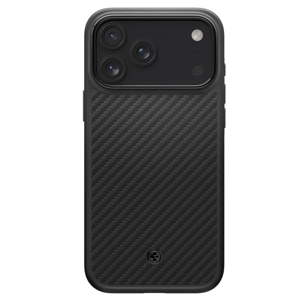 Spigen Enzo Aramid T (MagFit) maska za iPhone 17 Pro ACS09959 - crna