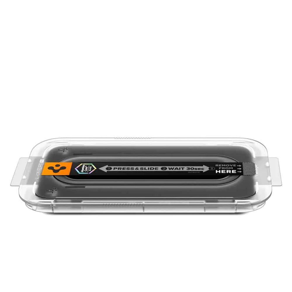 Spigen – Glas.tR EZ-FIT Pro Anti Spy staklo za iPhone 16 Pro / iPhone 17 / iPhone 17 Pro AGL10098