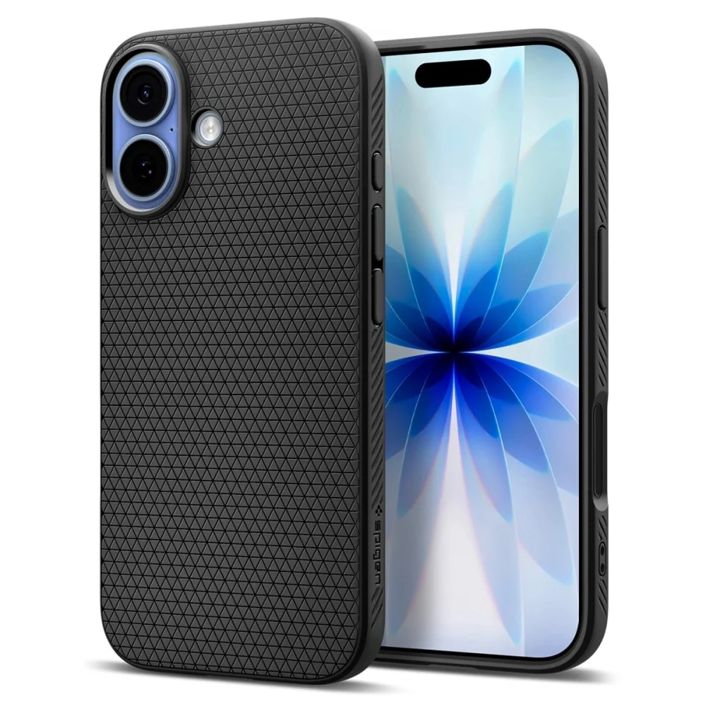 Spigen – Liquid Air maska za iPhone 17 ACS10369 – Mat crna