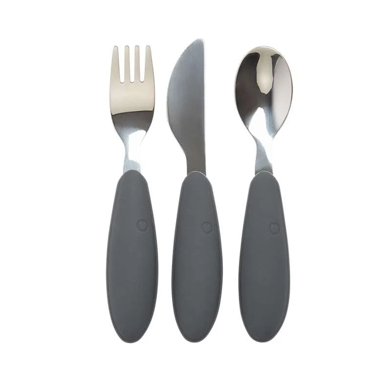 Bežični BIBS Dinner Bestiksæt m. 3 Dele - Iron