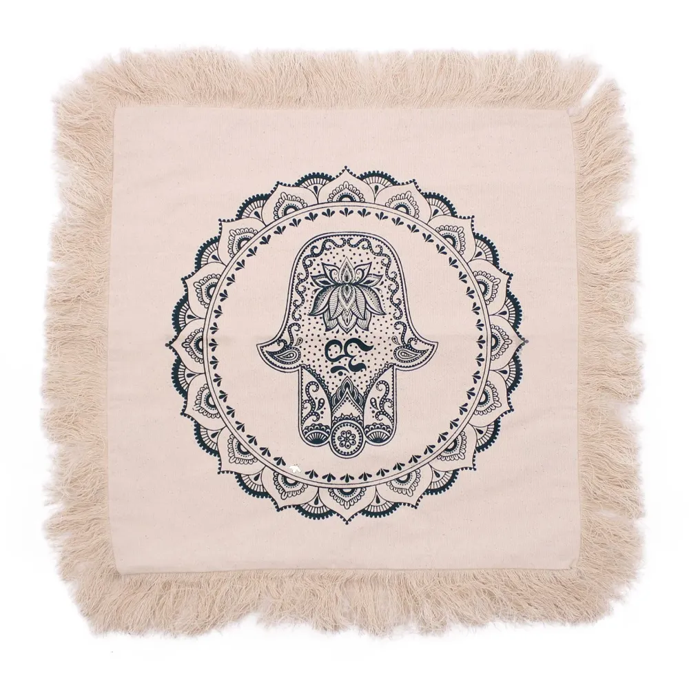 Jastuk Zeleni Hamsa Mandala 45x45 cm