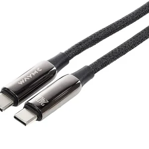 WAYME kabel za punjenje i sinkronizaciju, pleteni od mikrovlakana, 100 cm, USB-C > USB-C PD, max 240W