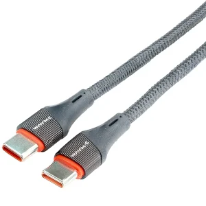 WAYME kabel za punjenje i sinkronizaciju, pleteni od mikrovlakana, 100 cm, 100 cm, USB-C > USB-C PD, max. 65W