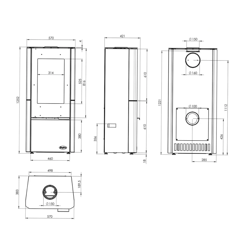 Kamin Elite Oregon kamin
