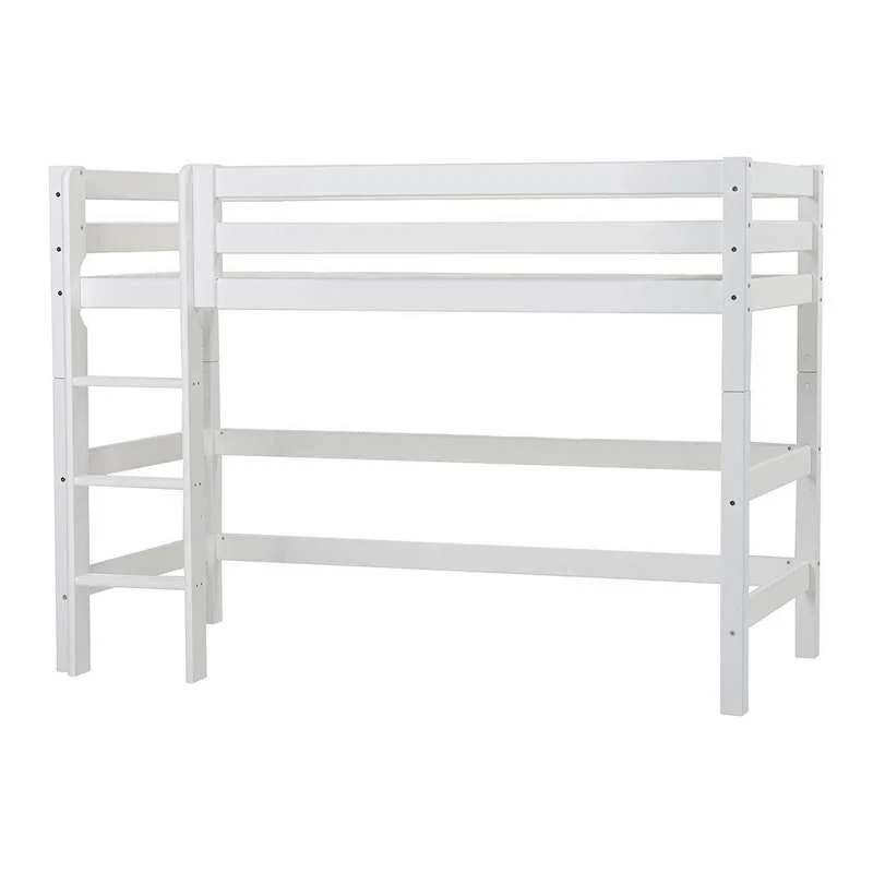 Hoppekids ECO Luksuzan - Srednja visina kreveta - 90x200 cm. - Fleksibilna podnica - Bijela