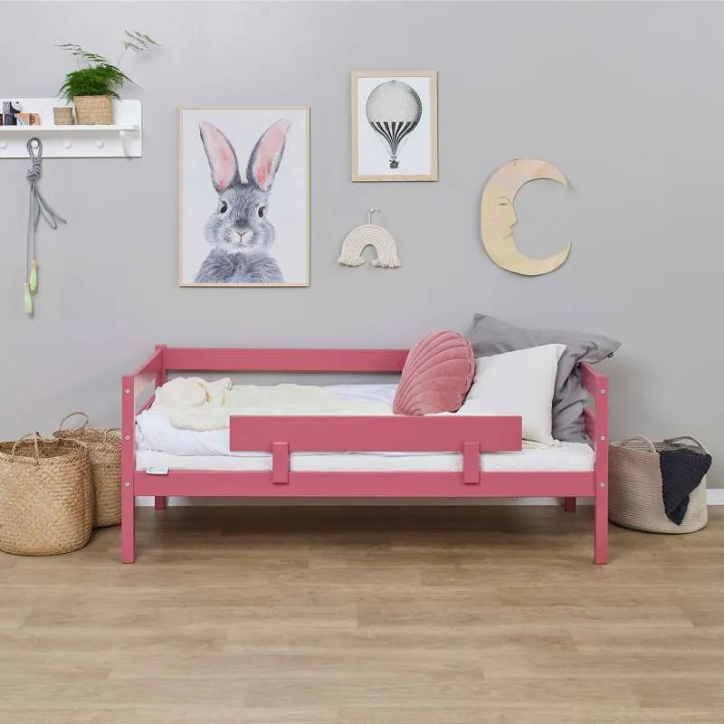 Hoppekids ECO Comfort - Ograda za juniorski krevet - Barokna ruž Sleepovers