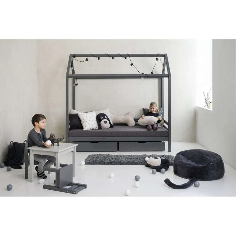 Hoppekids ECO Dream - Husseng Modul - 90x200 cm. - Smoked Pearl