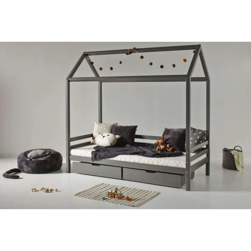 Hoppekids ECO Dream - Husseng Modul - 90x200 cm. - Smoked Pearl