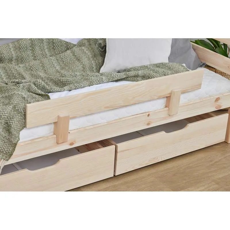 Organski pamuk Hoppekids ECO Comfort - Ograda za juniorski krevet - Prirodno