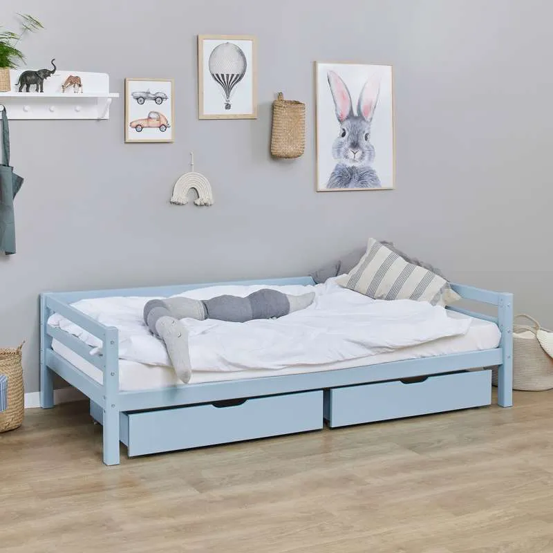 Hoppekids ECO Dream - Moja boja Juniorseng - 90x200 cm. - Razdvojiv - San plavi