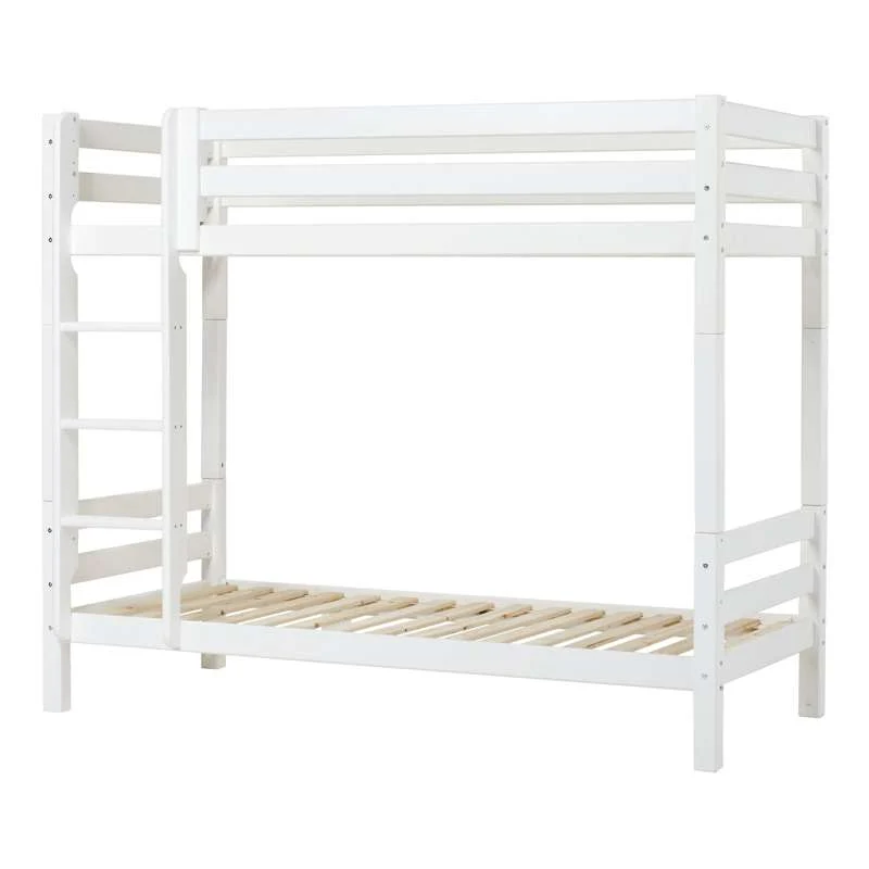 Hoppekids ECO Luxury - Visoki krevet na kat - 90x200 cm. - Fleksibilna podloga za ležaj - Snijeg