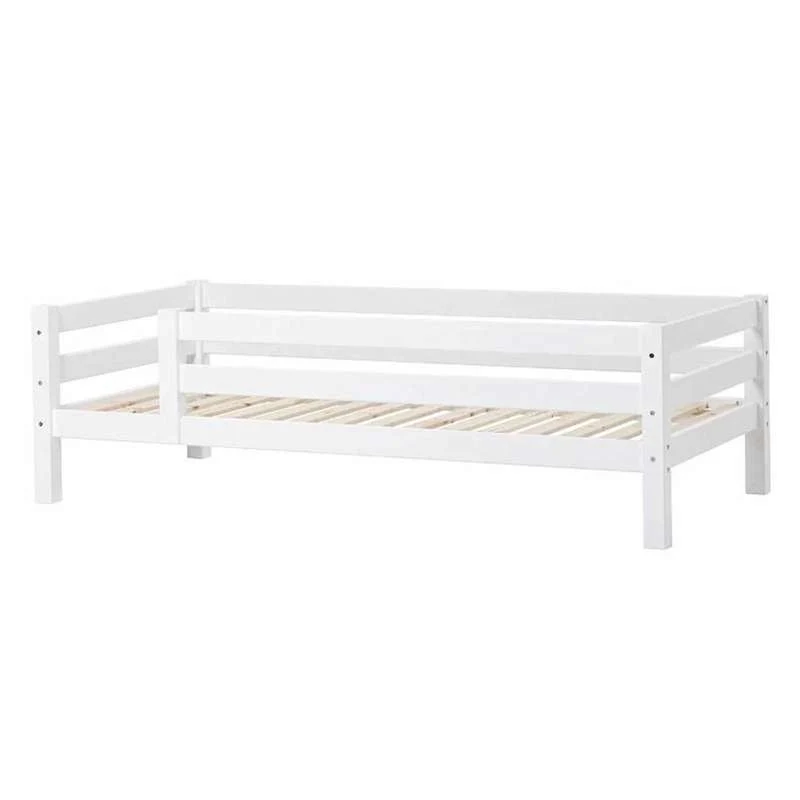 Hoppekids ECO Raskoš - Juniorska krevet - 90x200 cm. - 3/4 Ograda za krevet - Fleksibilna podnica - Bijela