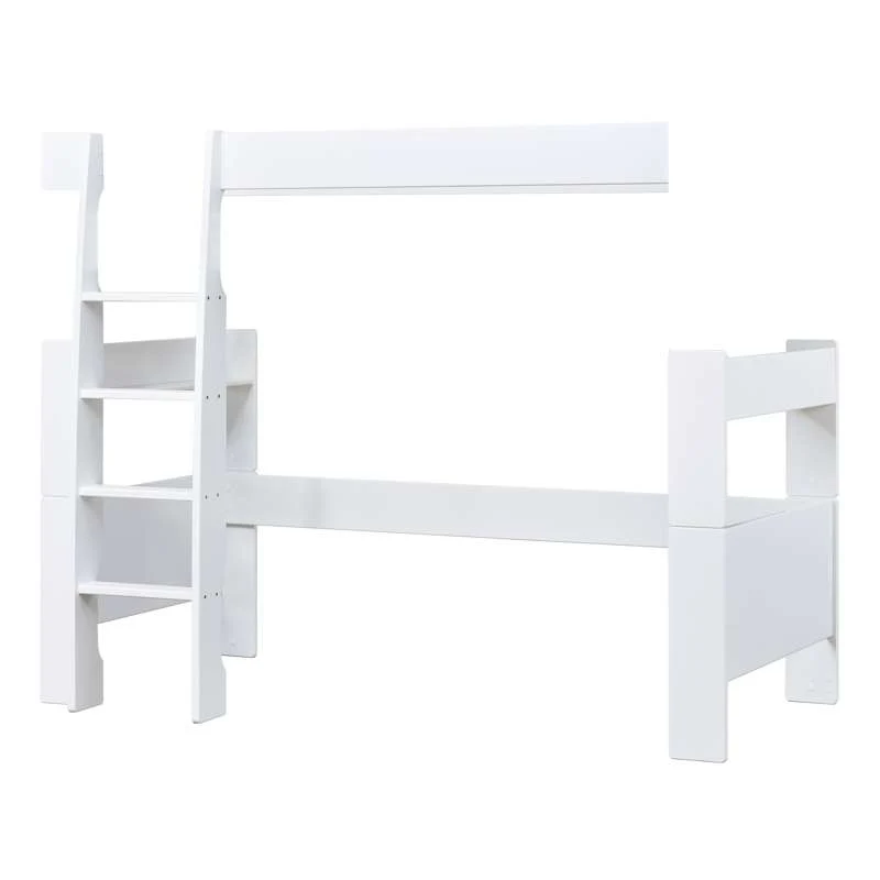 Hoppekids PURE - Højseng Modul - 90x200 cm - Hvid
