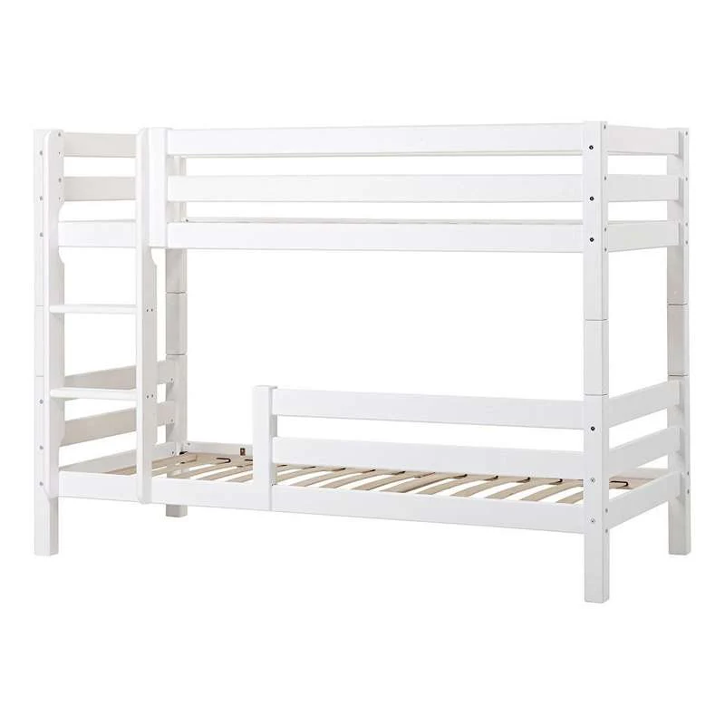 Hoppekids ECO Vrhunski - Krevet na kat - 150 cm. - 90x200 cm. - Dva kreveta - Fleksibilna podloga za spavanje - Bijela