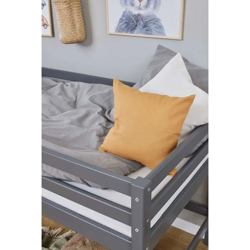 Hoppekids ECO Dream - Moja boja poluvisoki krevet - 90x200 cm. - Dimljeni biser