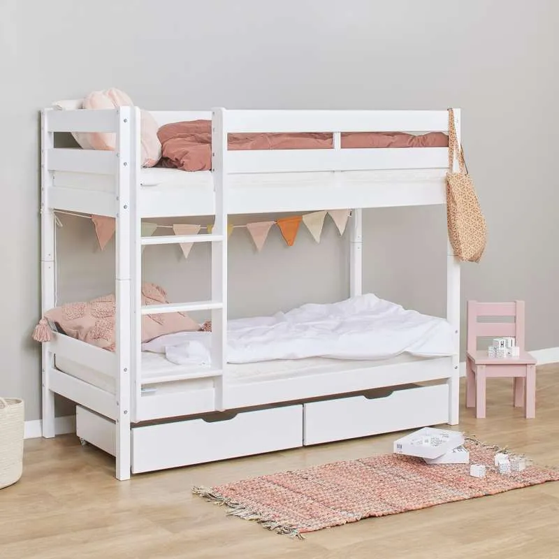 Sigurno zaobljen Hoppekids ECO Comfort - Krevet (Više Veličina) - Biser
