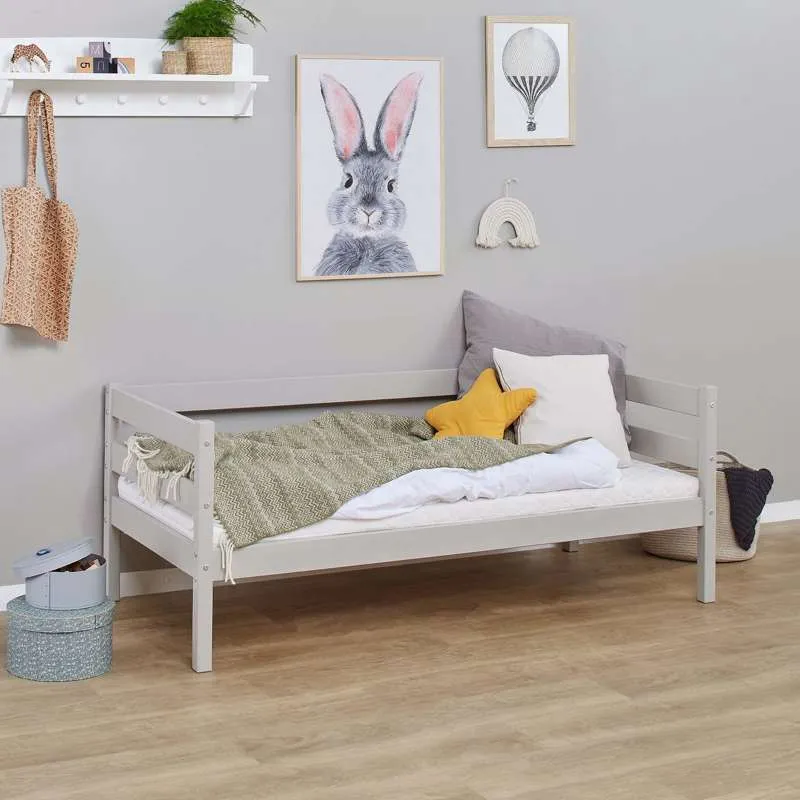 Hoppekids ECO Comfort - Juniorska postelja - 70x160 cm. - Siva