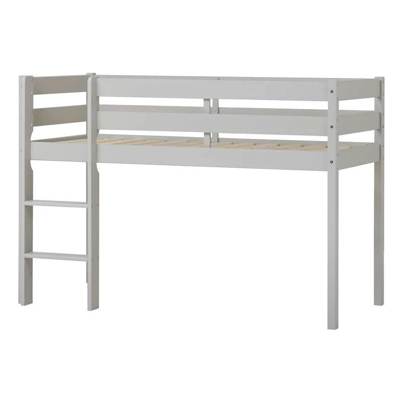 Hoppekids ECO Comfort - Poluvisoki krevet (Više veličina) - Golubija siva - Twin Size