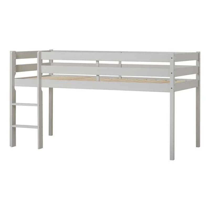 Hoppekids ECO Comfort - Poluvisoki krevet (Više veličina) - Golubija siva - Twin Size