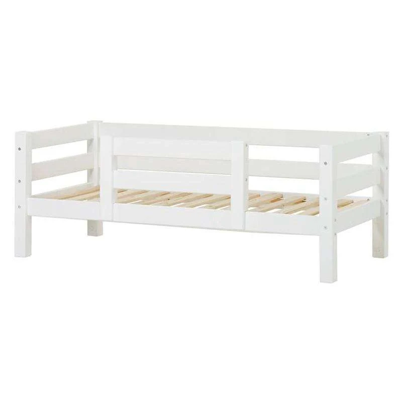 Hoppekids ECO Luxury - Sofa krevet s. Naslonom i 1/2 bočnom prečkom (Više veličina) - Kreda